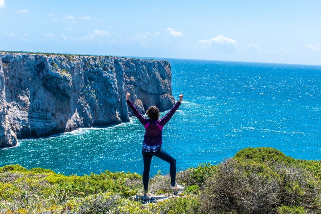The cliffs of Algarve Portugal